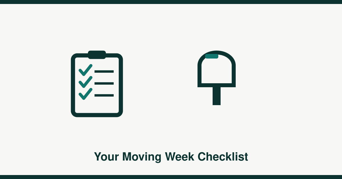 Your moving week checklist: utilities, mail and address updates