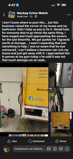 Move With Us | Removalists in Mackay & Surrounding Areas — Customer photo